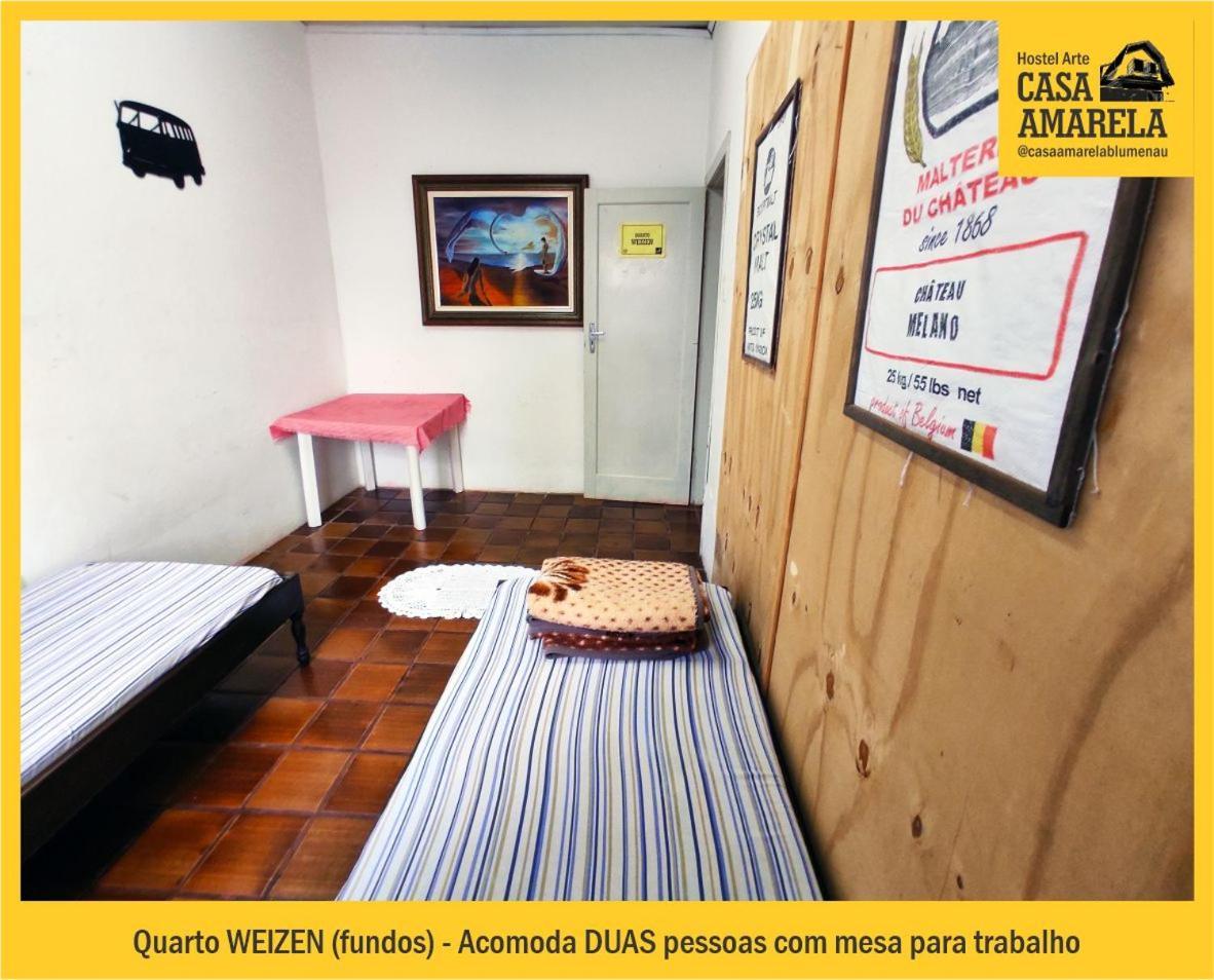 Casa Amarela Blumenau Hospedagem Alternativa Hostel Ngoại thất bức ảnh