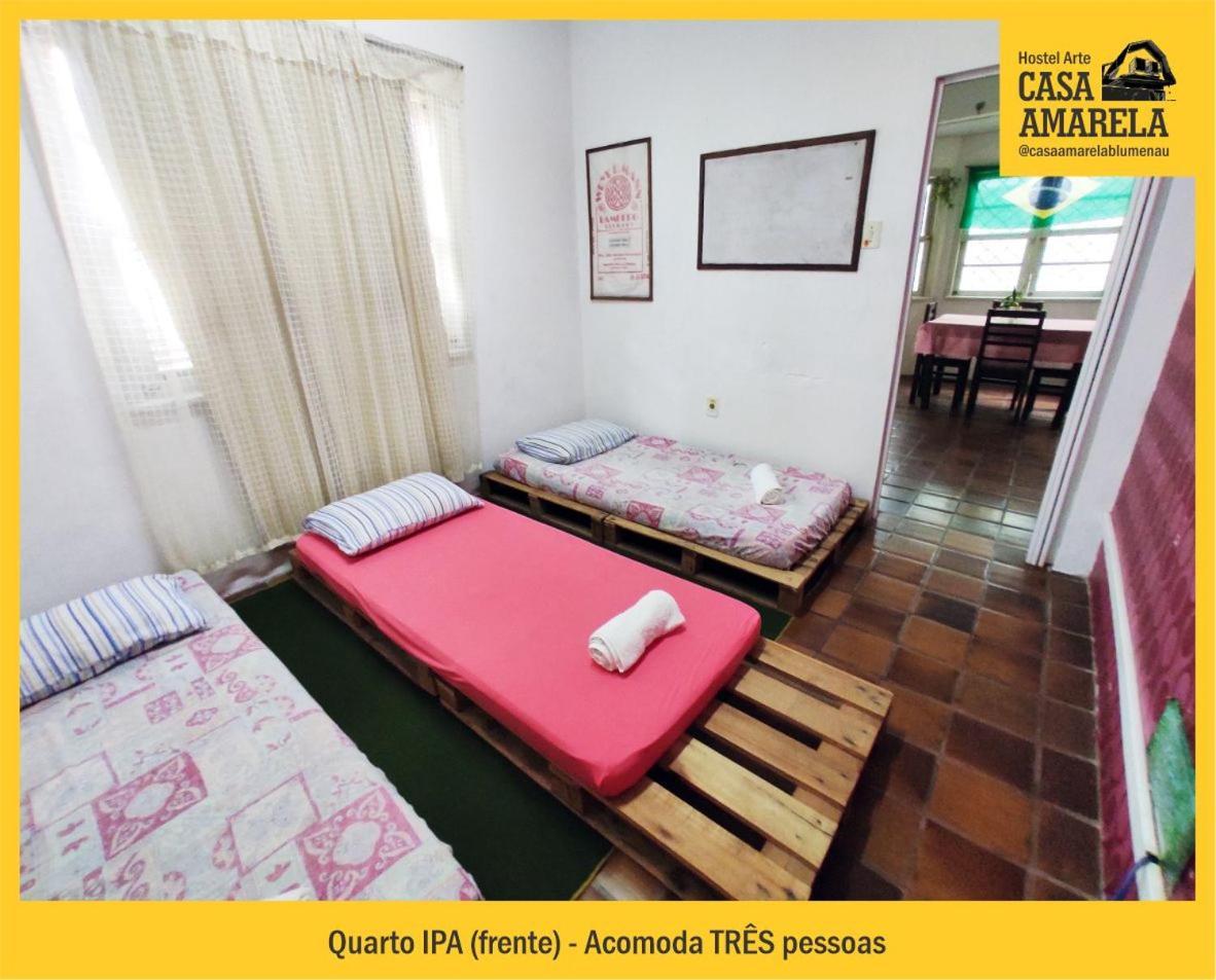 Casa Amarela Blumenau Hospedagem Alternativa Hostel Ngoại thất bức ảnh